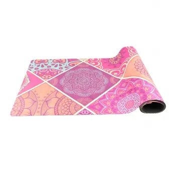 Suede Rubber Yoga Mat