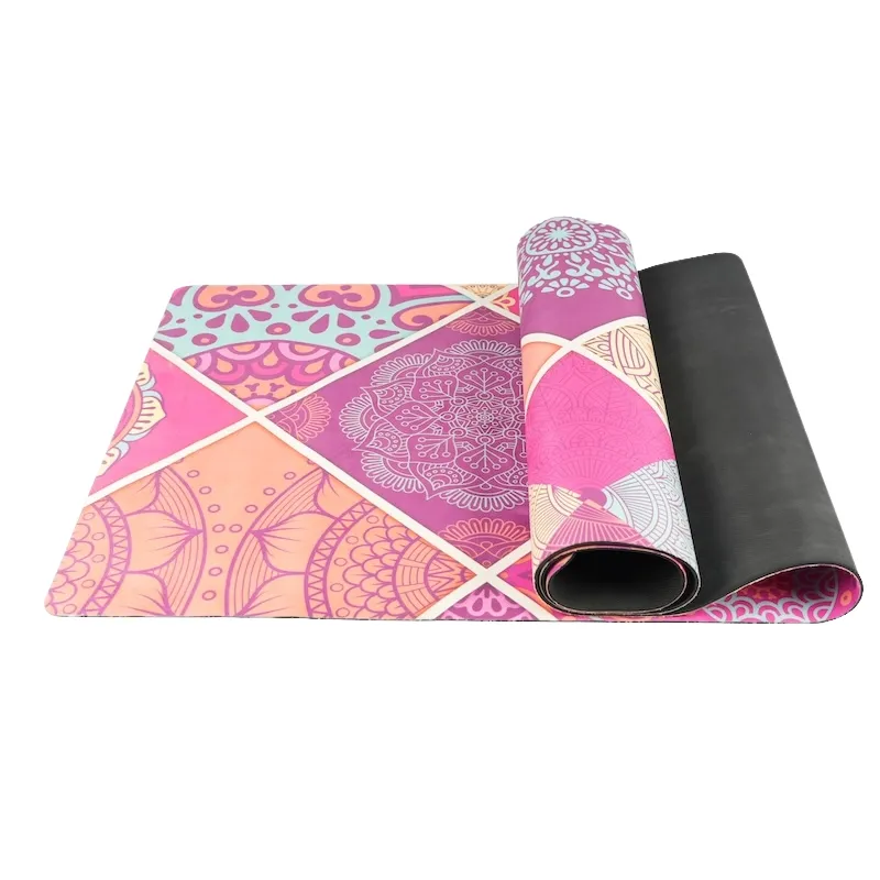 Custom Suede Rubber Yoga Mat Manufacturer