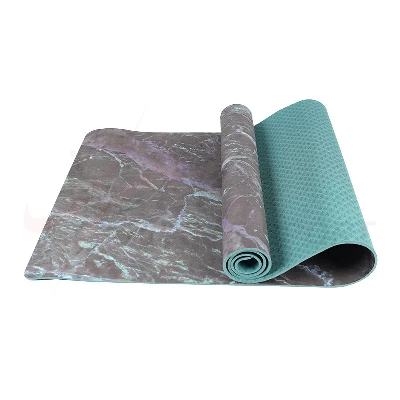 Custom Suede Tpe Yoga Mat Manufacturer