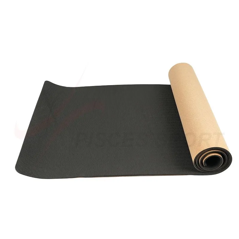 Custom Cork Tpe Yoga Mat Manufacturer