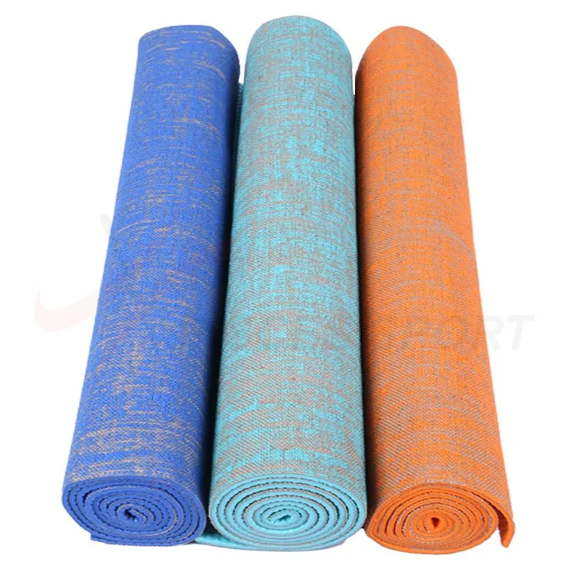 Wholesale Jute PVC Yoga Mat