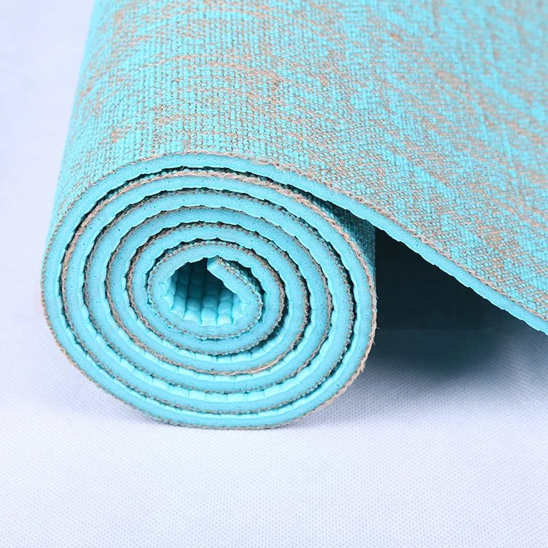 Wholesale Jute PVC Yoga Mat