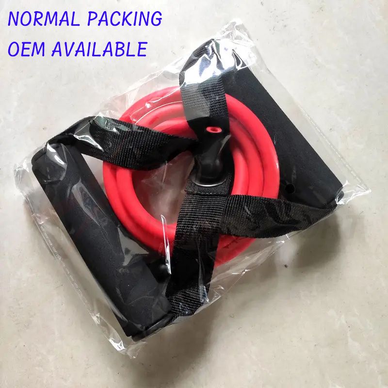 1 Shape Latex Resistance Tube With Foam Handle