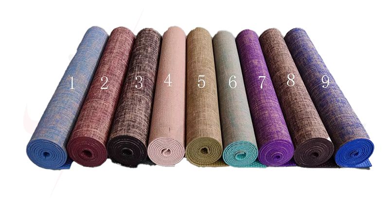 Jute PVC Yoga Mat
