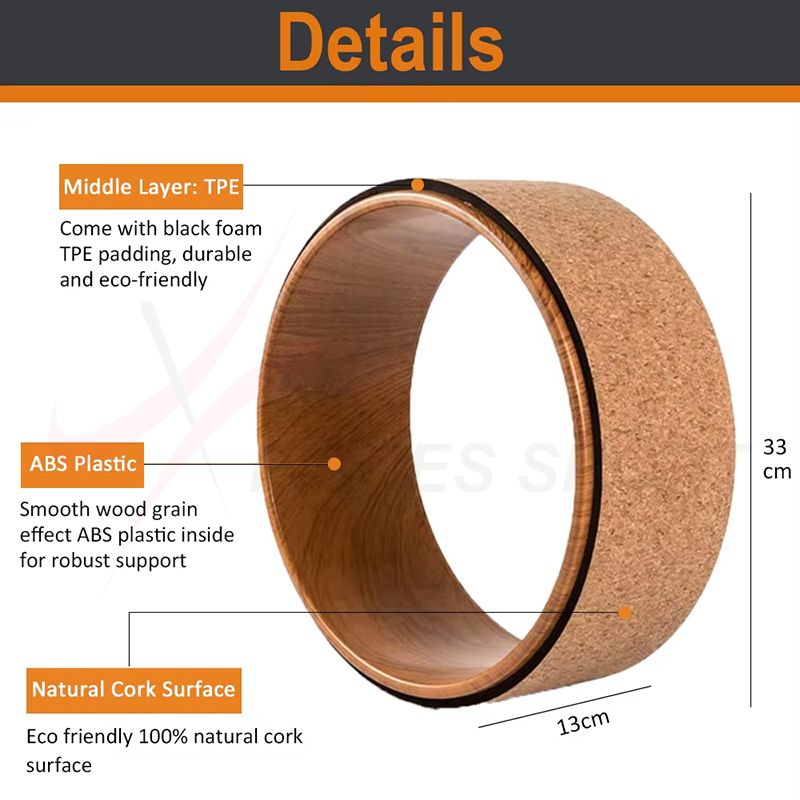 Cork Yoga Wheel